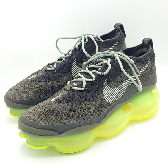 Nike Air Max Scorpion Fk Flyknit Jade Horizon Barely Volt Dj4701-300 men's 12.5 - Picture 1 of 8